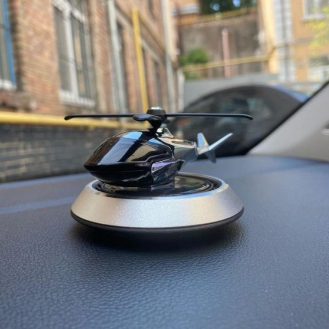 Car Aroma Diffuser – Solar Power Helicopter